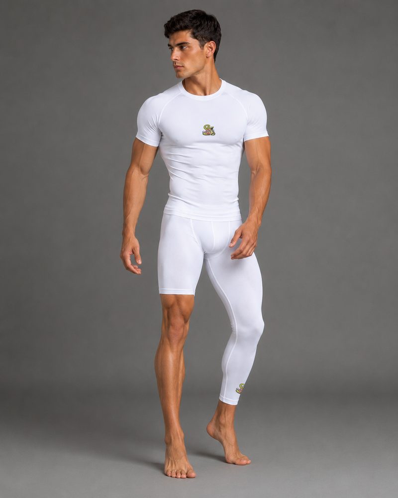 Licra mocha blanca